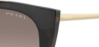 Prada 54mm Gradient Cat Eye Sunglasses
