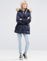 Thumbnail for your product : Girls On Film Parka With Faux Fur Hood