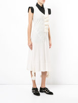 Thumbnail for your product : Comme des Garcons raw hem and pom pom detail dress