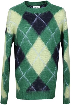 Kenzo Sweater In Green Wool