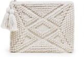 Thumbnail for your product : Sole Society Palisades Woven Pattern Pouch w/ Tassels