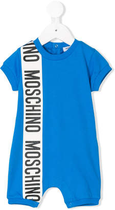 Moschino Kids logo print onesie