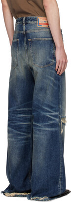Diesel Blue D-Rise Jeans - ShopStyle
