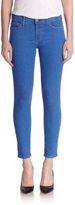 Thumbnail for your product : Current/Elliott Electric Blue Ankle Skinny Jeans