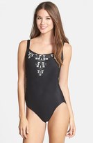 Thumbnail for your product : Miraclesuit 'Karavelle' Embellished Tank Swimsuit
