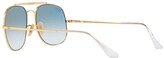 Thumbnail for your product : Ray-Ban RB3561 The General Square Sunglasses, Gold/Blue Gradient