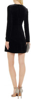 Thumbnail for your product : Valentino Embellished Gathered Velvet Mini Dress