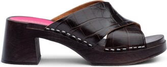Swedish Hasbeens Anette High Leather Sandal