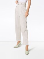 Thumbnail for your product : Low Classic Belted High-Rise Trousers