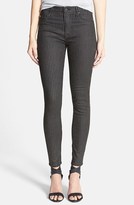Thumbnail for your product : Hudson Jeans 1290 Hudson Jeans 'Barbara' High Waist Super Skinny Jeans (Stiletto Stripe)