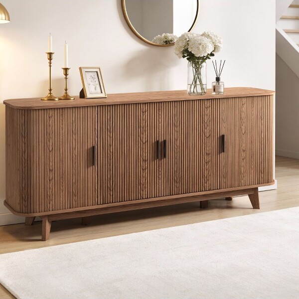 Dyonerybuffetcabinetwithstoragecabinetcutlerycabinetwithadjustableshelvessuitableforlivingrooms，Anti-marbletabletop