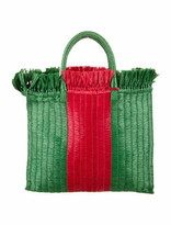 gucci raffia tote
