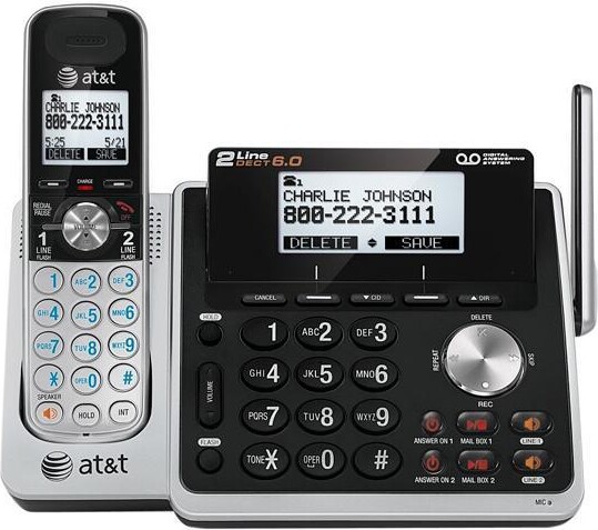 Vtech Tl88102 Cordless Digital Answering System, Base And Handset