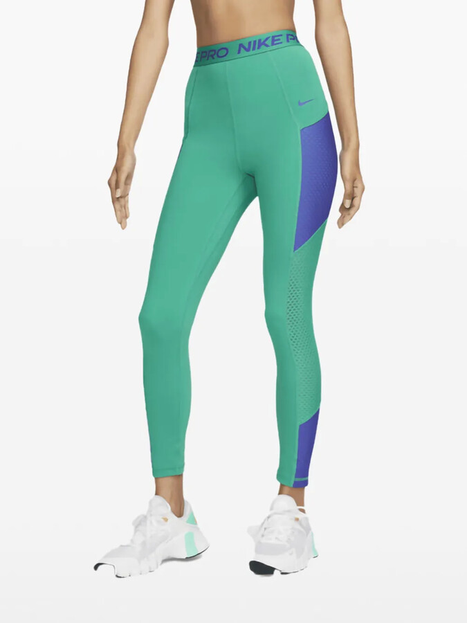 nike colour block leggings