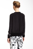 Thumbnail for your product : Marchesa Star Studded Silk Sweatshirt