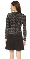 Thumbnail for your product : Rebecca Taylor Boucle & Leather Jacket