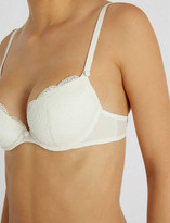 Thumbnail for your product : Maison Lejaby Insaisissable mesh and lace push-up bra