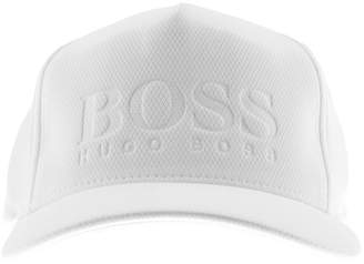 BOSS GREEN Logo Cap White