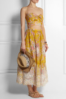 Thumbnail for your product : Zimmermann Confetti floral-print cotton dress
