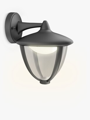Philips Robin LED Outdoor Wall Lantern, Black