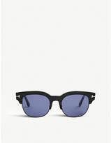Thumbnail for your product : Tom Ford Tf597 Harry square-frame acetate and gold-toned sunglasses