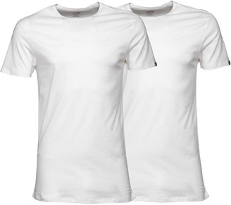 Puma Mens Two Pack Crew Neck T-Shirt White
