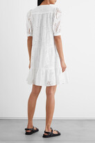 Thumbnail for your product : Iris & Ink Helene gathered broderie anglaise cotton dress