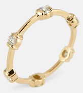 Thumbnail for your product : Melissa Kaye Zea 18kt gold ring with diamonds