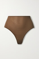 Thumbnail for your product : SKIMS Fits Everybody High Waisted Thong - Oxide