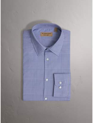 Burberry Modern Fit Check Cotton Shirt