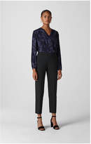 Thumbnail for your product : Whistles Reed Print V-Neck Blouse