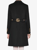 Thumbnail for your product : Gucci Wool coat with Double G