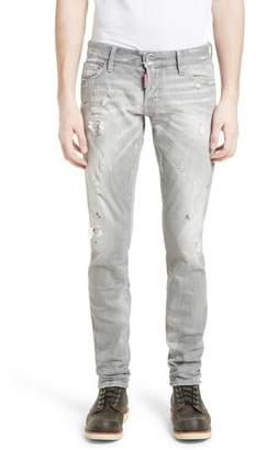 DSQUARED2 Grey Slim Fit Jeans