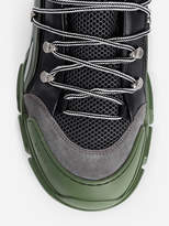 Thumbnail for your product : Gucci MEN'S GREEN FLASHTREK GREEN COMBO SNEAKERS