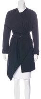 Thumbnail for your product : Lutz Huelle Belted Asymmetrical Coat w/ Tags