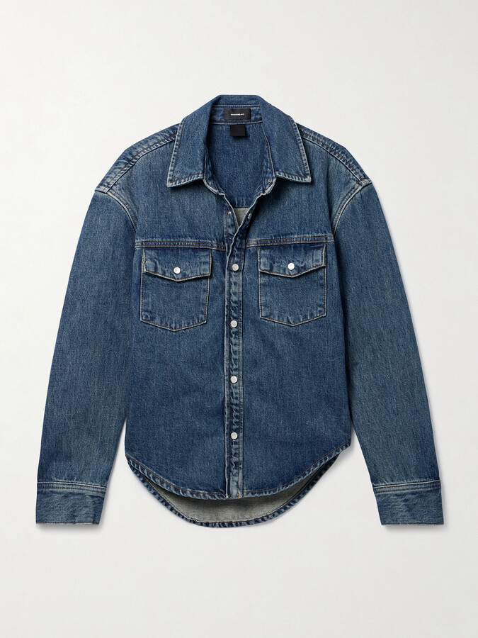 Wardrobe NYC Denim Jacket Blue ShopStyle