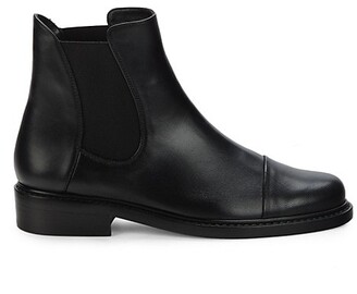 Stuart Weitzman Gobi Leather Chelsea Boots - ShopStyle