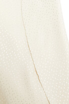 Thumbnail for your product : Ronny Kobo Ana Fringed Silk-blend Satin-jacquard Blazer