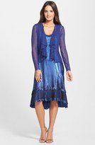 Thumbnail for your product : Komarov Embellished Tiered A-Line Dress & Jacket