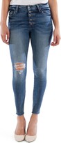 Thumbnail for your product : KUT from the Kloth Connie Button Fly High Waist Ankle Skinny Jeans