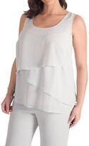 Thumbnail for your product : Chesca Triple Layer Chiffon Tunic