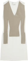 Thumbnail for your product : 3.1 Phillip Lim Two-tone silk mini dress
