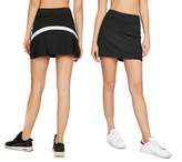 Thumbnail for your product : Cityoung Women's Casual Pleated Golf Skirt with Underneath Shorts Running Skorts M Grey