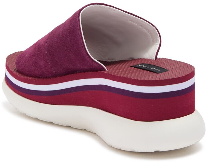 marc jacobs logo sport slide sandal