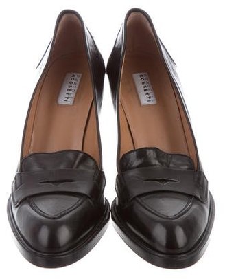 Fratelli Rossetti Leather Loafer Pumps
