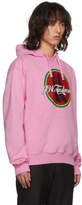 Thumbnail for your product : J.W.Anderson Pink Cola Boots Hoodie