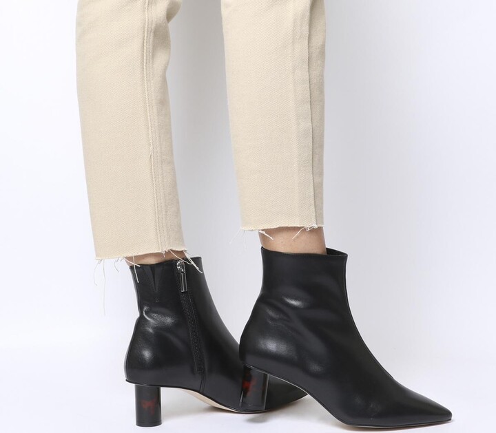 office tortoiseshell boots