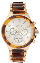 Thumbnail for your product : Forever 21 tiger eye chronograph watch