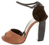 Thumbnail for your product : Pierre Hardy Suede Sandals Mauve Suede Sandals