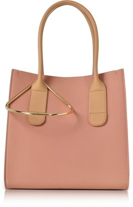 Roksanda Peach and Mastic Leather Mini Weekend Bag